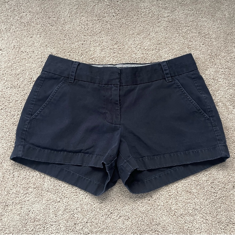 J. Crew Women’s Navy Chino Shorts - Size 4